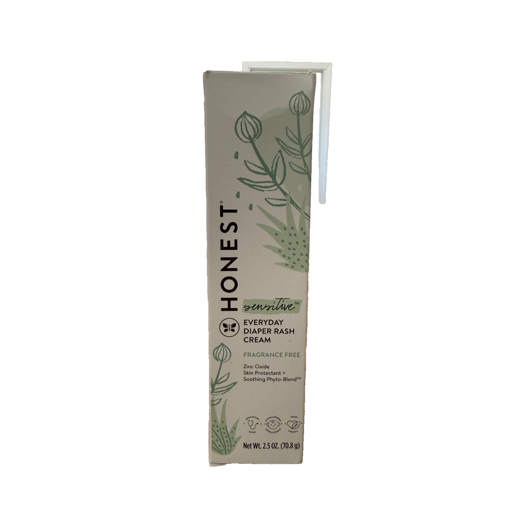 The Honest Company Hypoallergenic Diaper Rash Cream 2.5oz Zinc Oxide – New